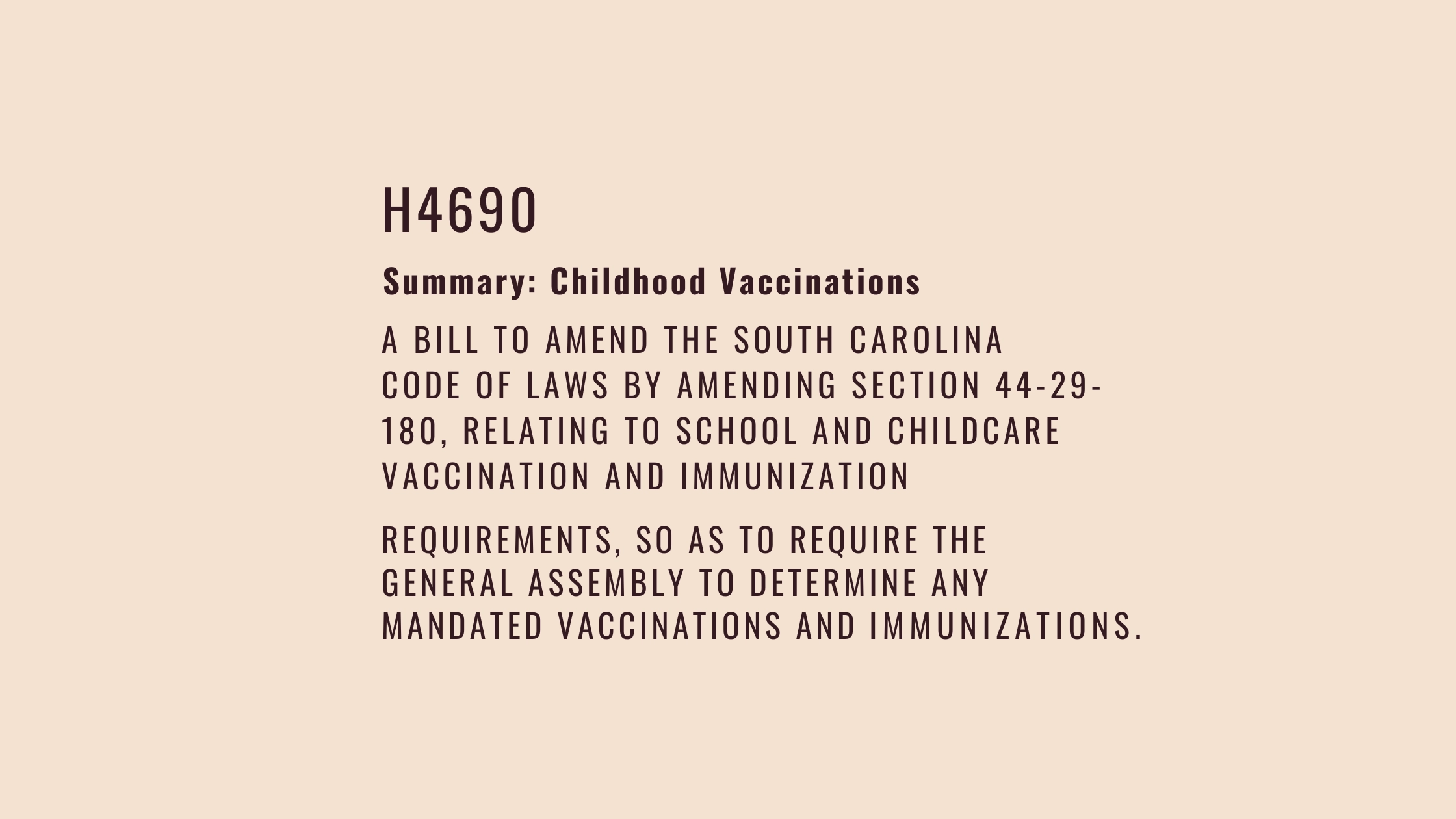Shifting the Power: The Implications of South Carolina's H4690 on Vaccine Mandates and Parental Rights
